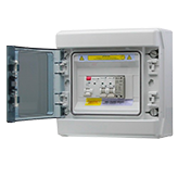 Coffret AC monophasé 3-4kW (C20) avec parafoudre