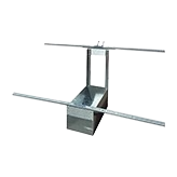 Kit support 2 panneaux à poser au sol